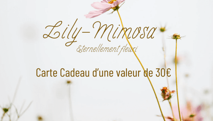 Carte cadeau - 30€