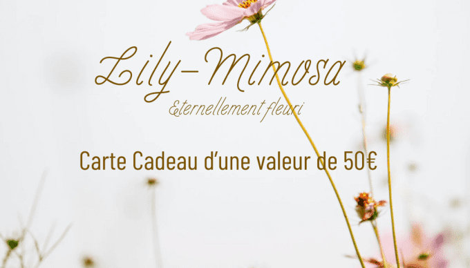 Carte cadeau - 50€
